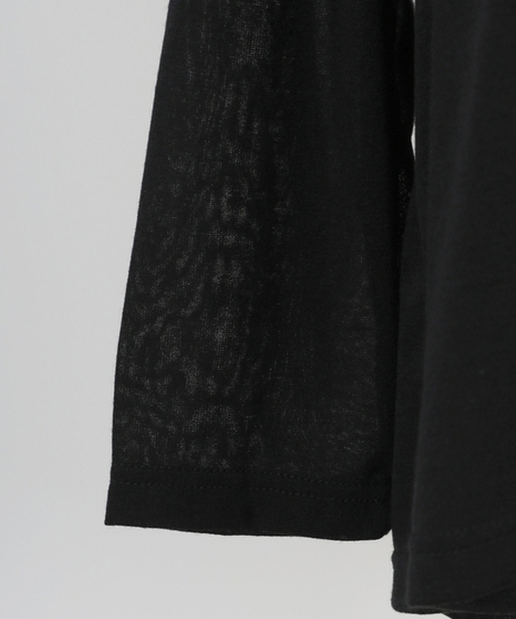 ディープVストリングロングTシャツ