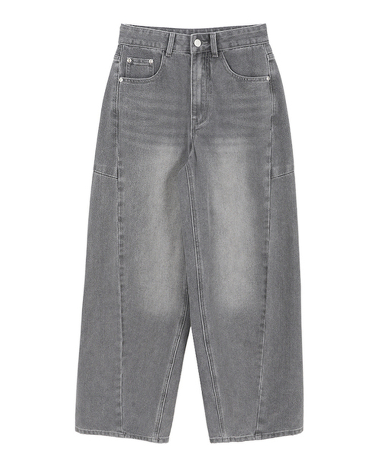 カットルーズバルーンデニムパンツ