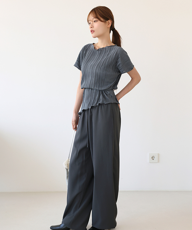 ワイドストリングスラックス CHARCOAL