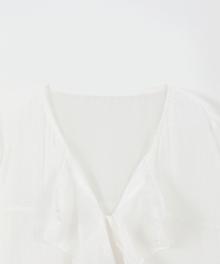 パフカーディガンブラウス