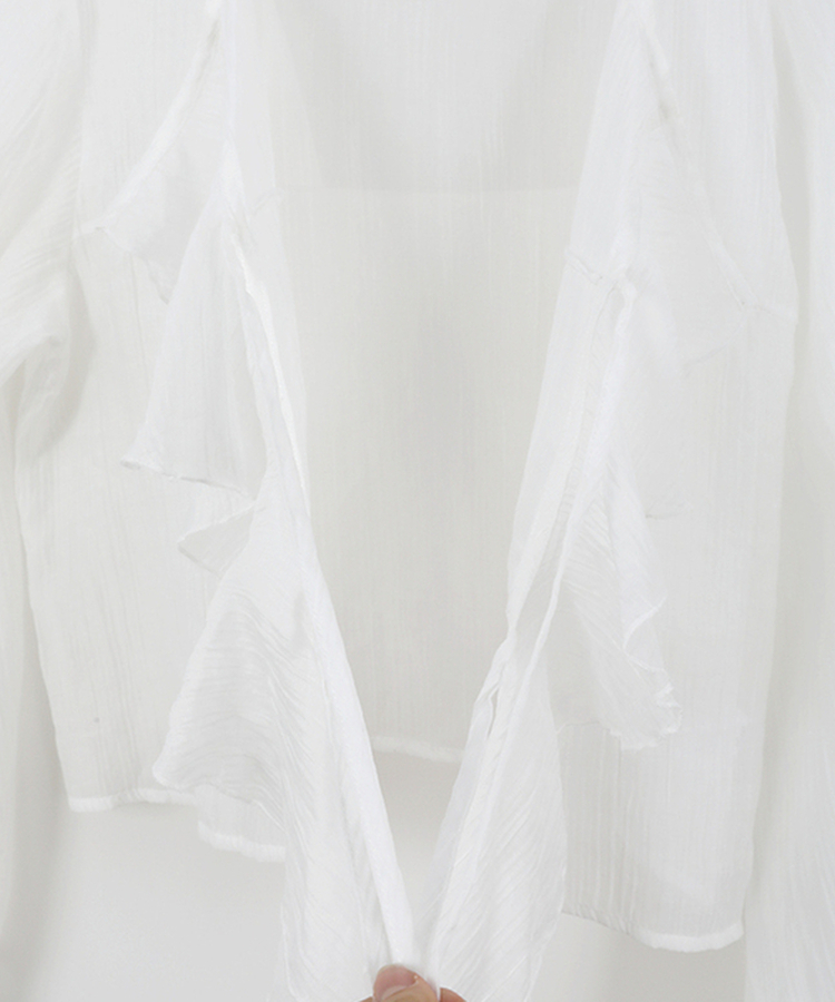 パフカーディガンブラウス