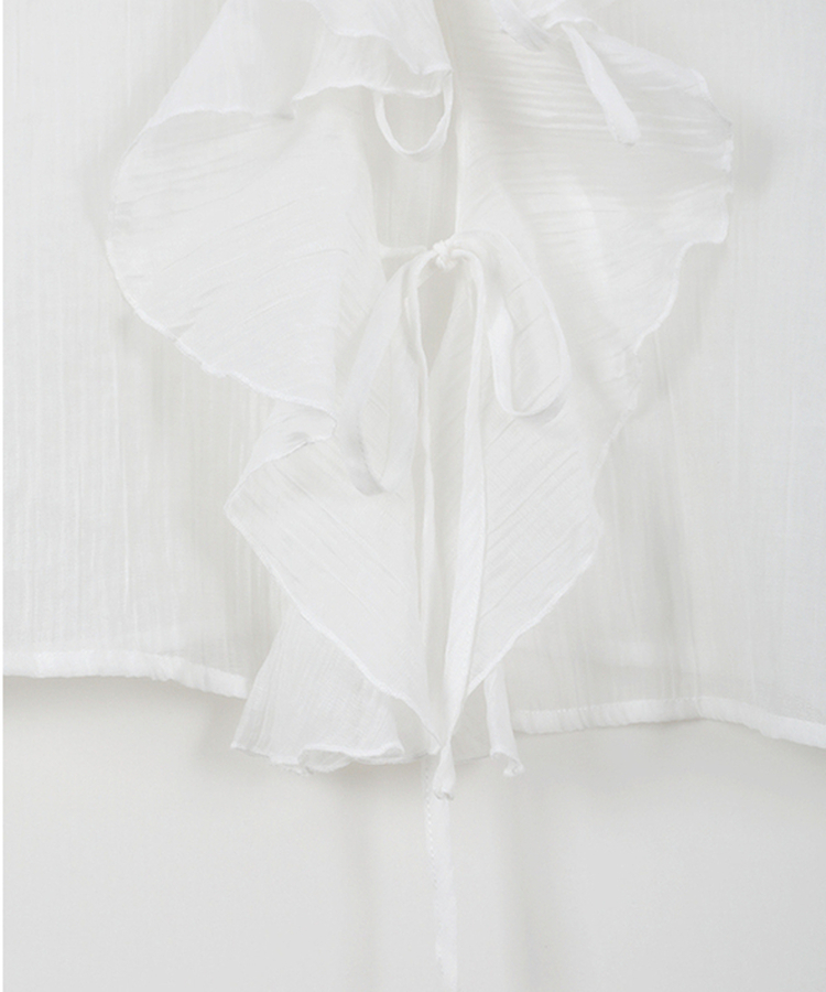 パフカーディガンブラウス