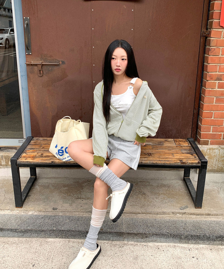 バックルストラップスリムタンク WHITE