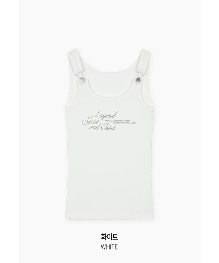 バックルストラップスリムタンク