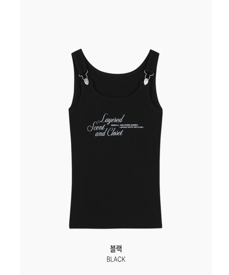 バックルストラップスリムタンク