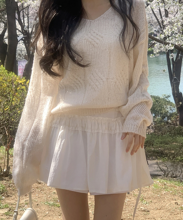 ボタニックニット LIGHT BEIGE