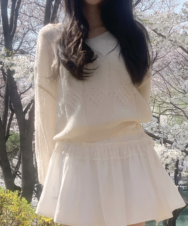 ボタニックニット LIGHT BEIGE