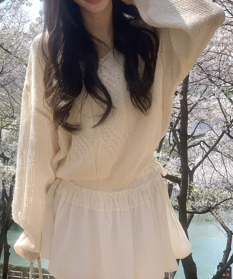 ボタニックニット LIGHT BEIGE