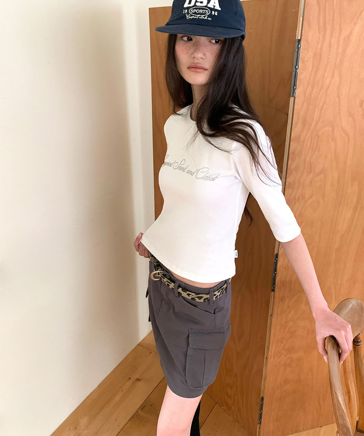 カーゴミニスカート CHARCOAL