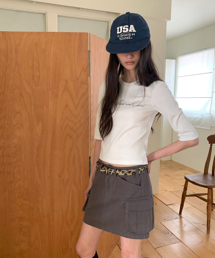 カーゴミニスカート CHARCOAL