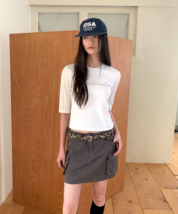 カーゴミニスカート CHARCOAL