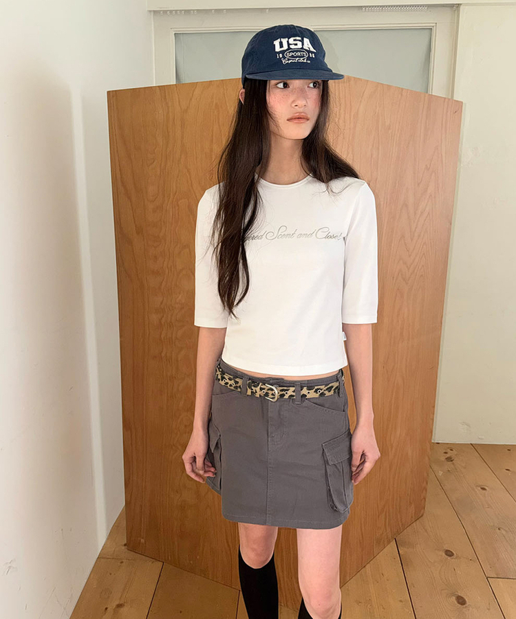カーゴミニスカート CHARCOAL