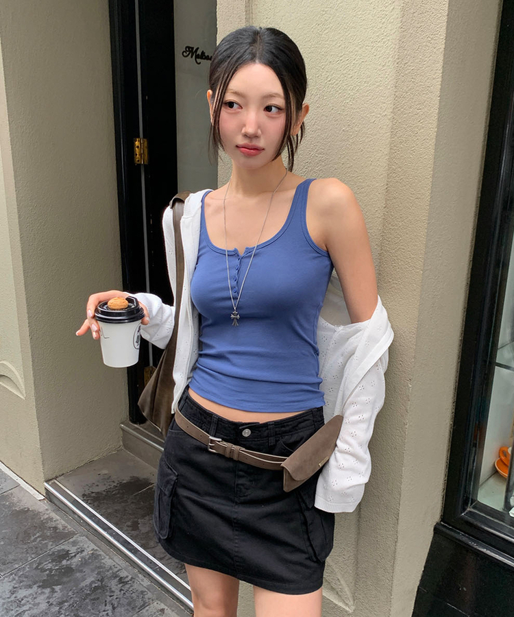 カーゴミニスカート BLACK