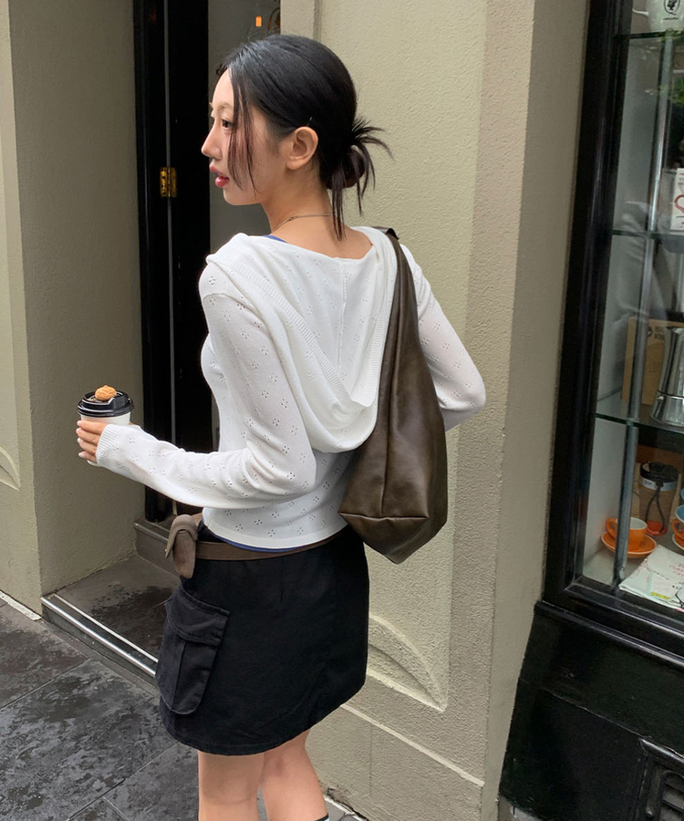 カーゴミニスカート BLACK