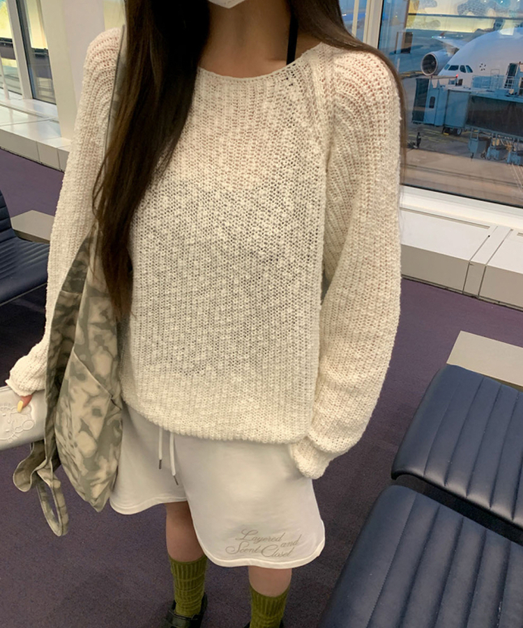 サマーラグランニット IVORY