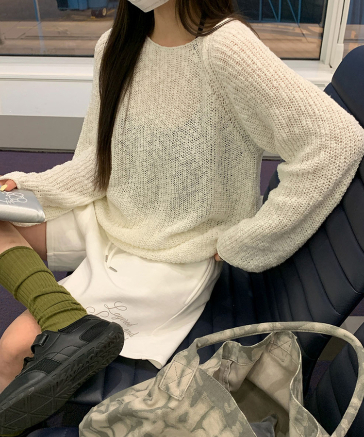 サマーラグランニット IVORY