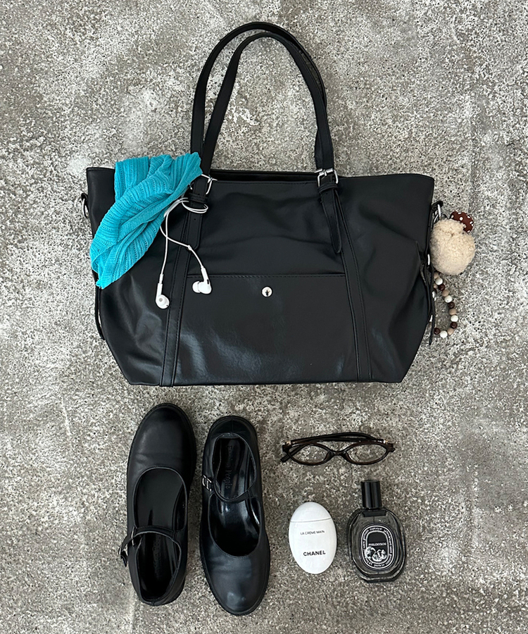 【キーリング付き】ビンテージレザーショルダーバッグ