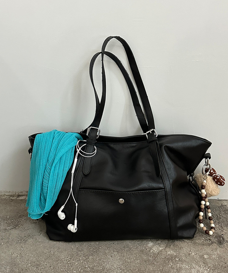 【キーリング付き】ビンテージレザーショルダーバッグ