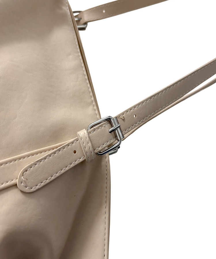 【キーリング付き】ビンテージレザーショルダーバッグ