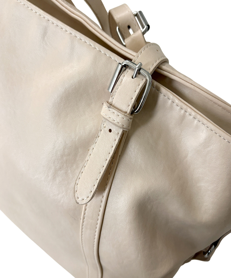 【キーリング付き】ビンテージレザーショルダーバッグ