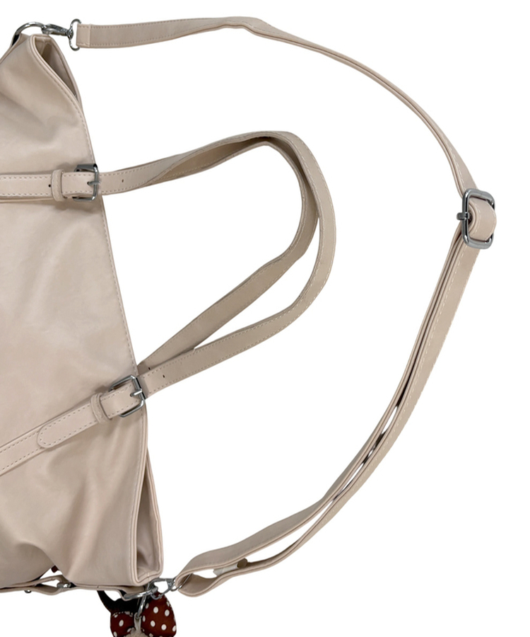 【キーリング付き】ビンテージレザーショルダーバッグ