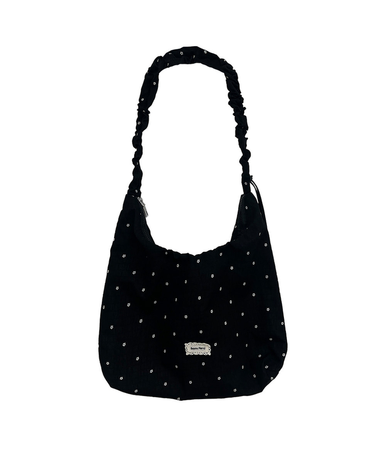 パッチストリングクロスショルダーバッグ(6color)