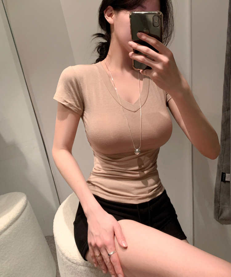 バンディングコットンショートパンツ BLACK