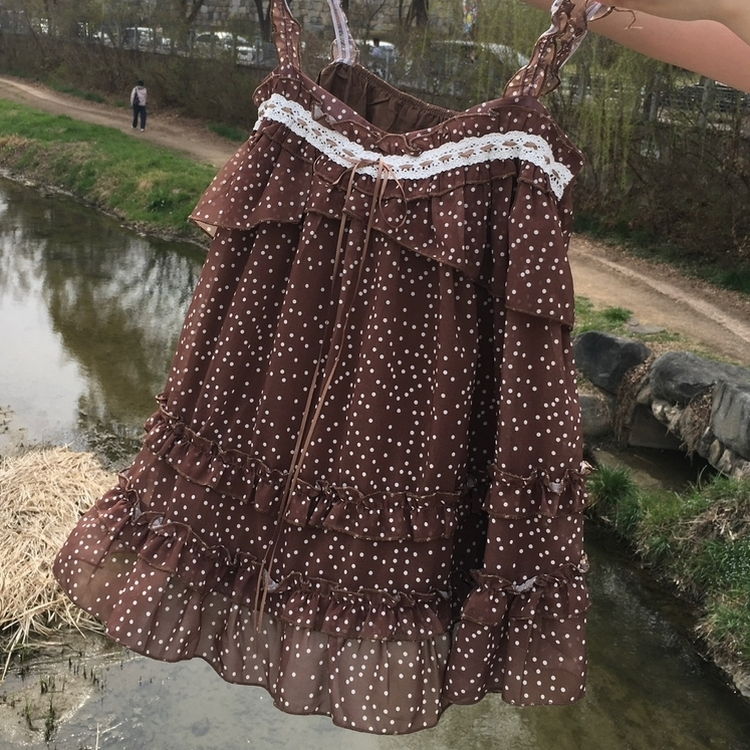 シフォンブラウスミニワンピース