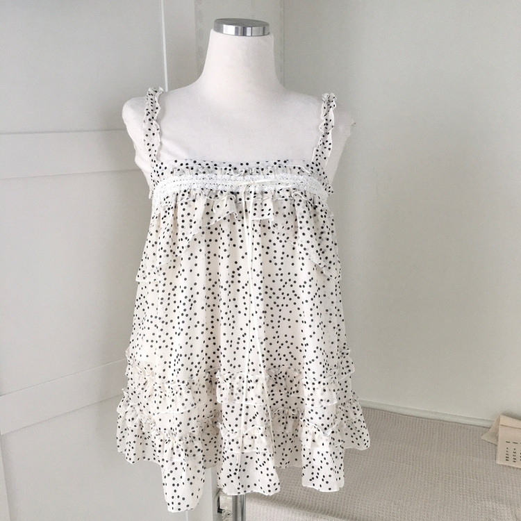 シフォンブラウスミニワンピース