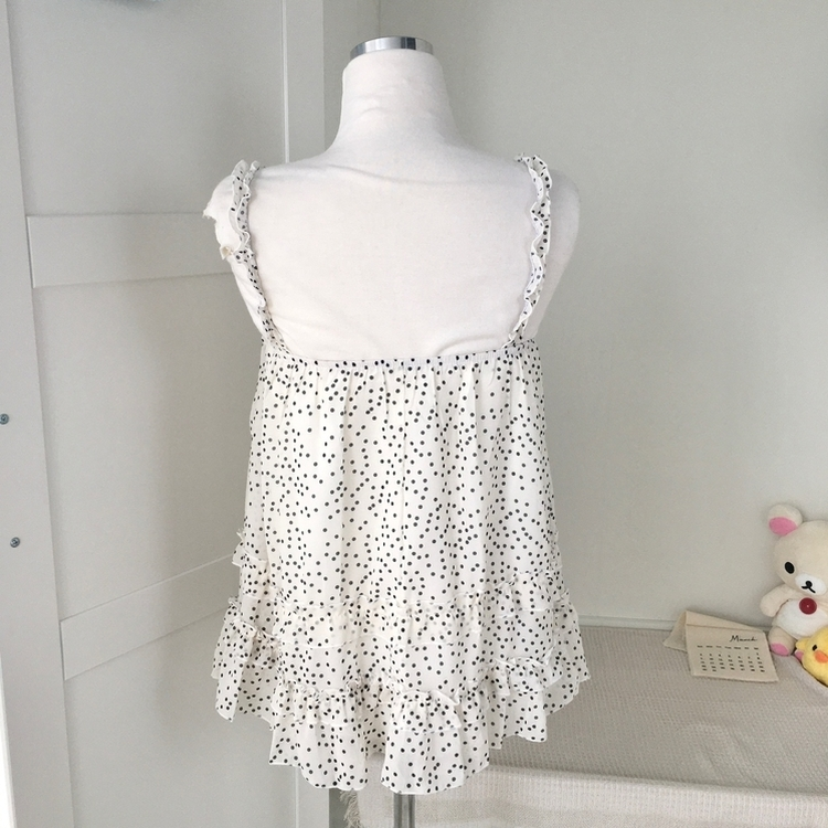 シフォンブラウスミニワンピース