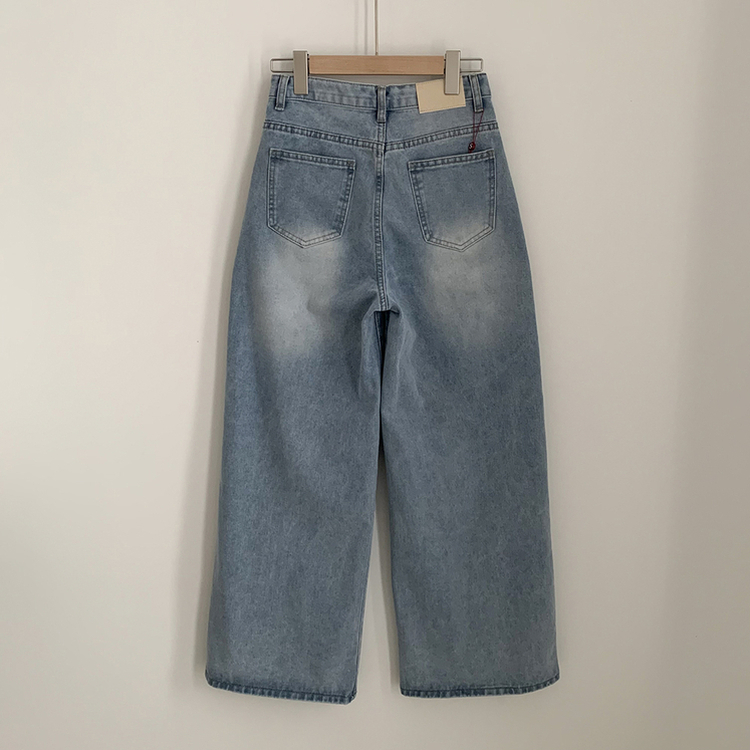 【丈別】人生ワイドビンテージデニムパンツ