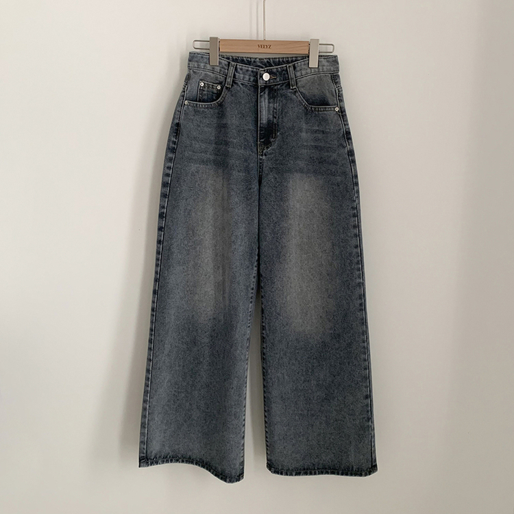 【丈別】人生ワイドビンテージデニムパンツ