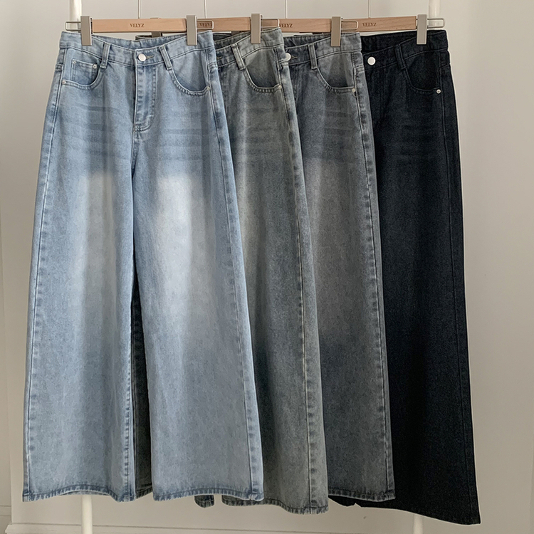 【丈別】人生ワイドビンテージデニムパンツ