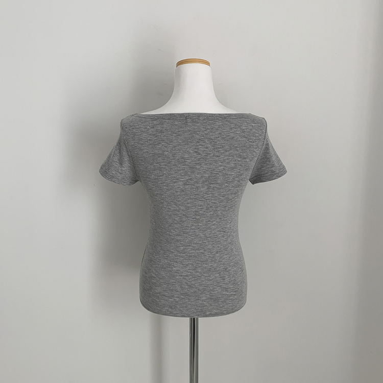 ウエストシャーリングレイヤード半袖Tシャツ(6color)