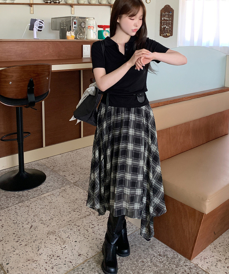 ベーシックカラー半袖Tシャツ(5color) BLACK
