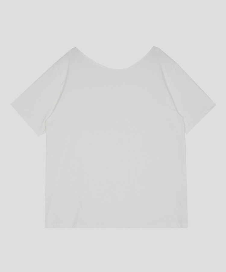 オフショルダールーズTシャツ