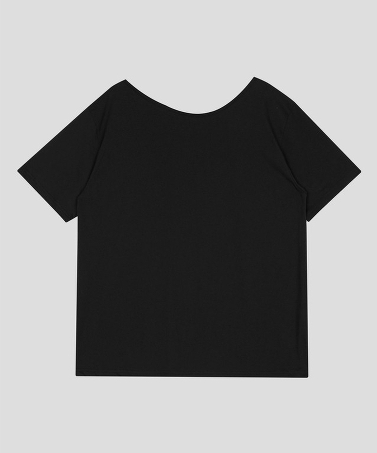 オフショルダールーズTシャツ