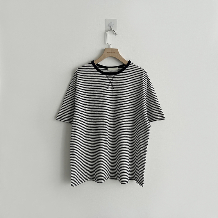 ストライプボックス半袖Tシャツ