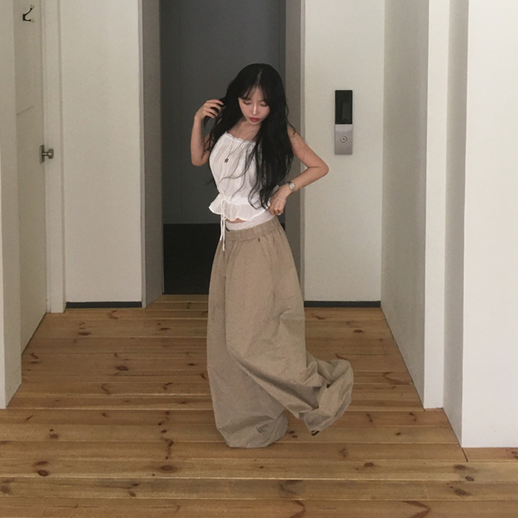 レースパンチングキャミソールブラウス IVORY