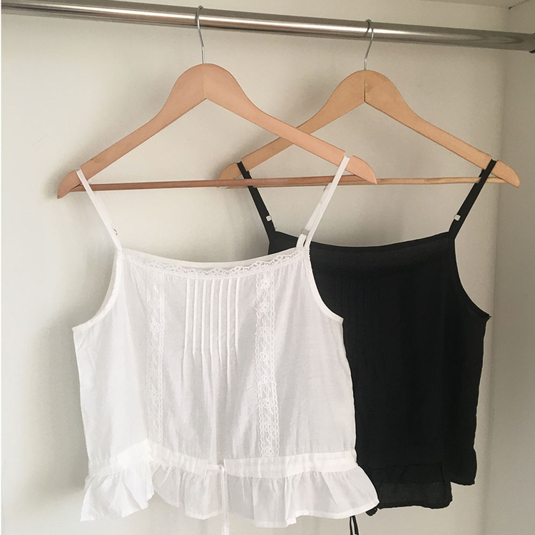 レースパンチングキャミソールブラウス