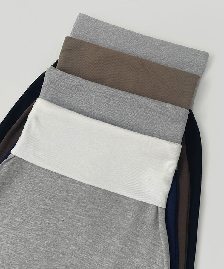 ホールドロウライズバンドロングスカート