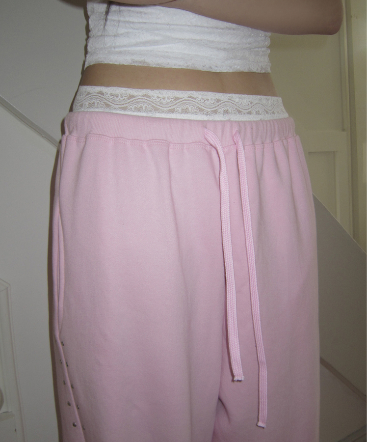 フラワーレイヤードショートパンツ IVORY