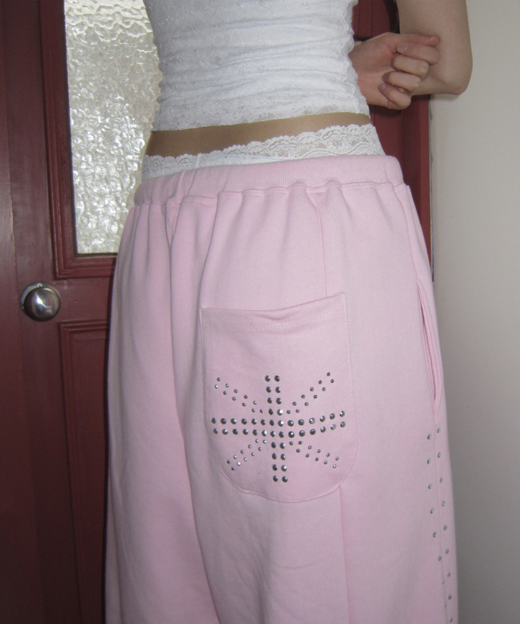 フラワーレイヤードショートパンツ IVORY