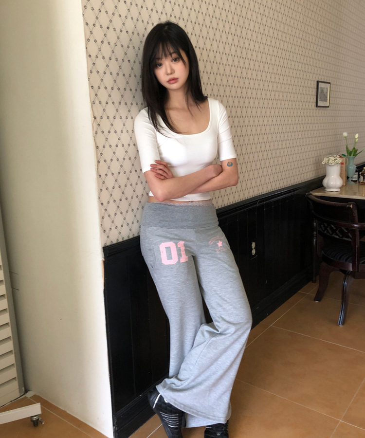 フラワーレイヤードショートパンツ MELANGE