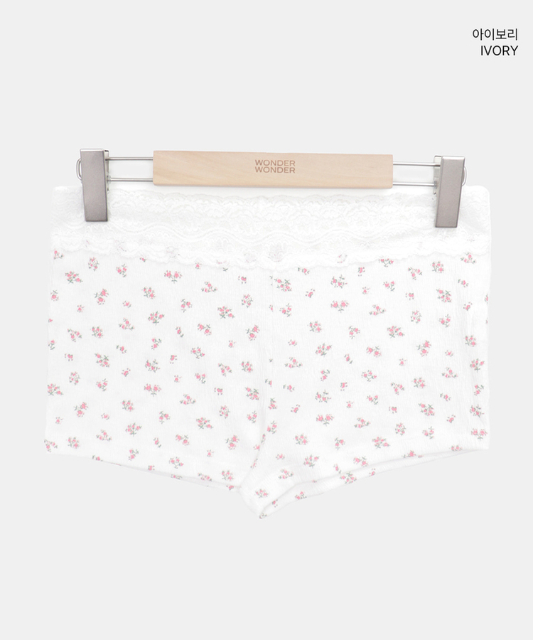 フラワーレイヤードショートパンツ