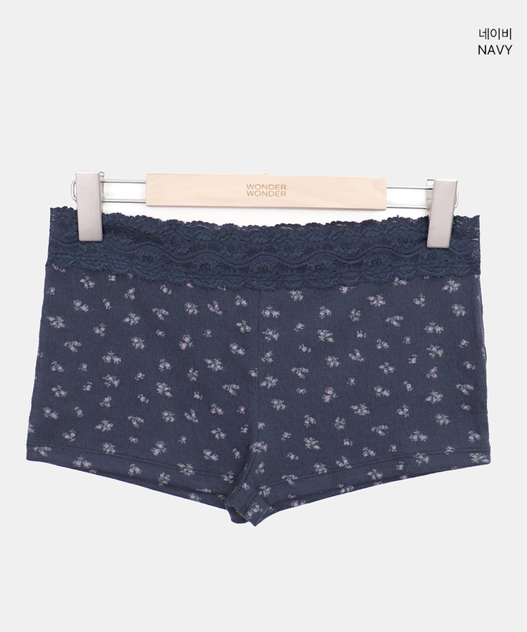 フラワーレイヤードショートパンツ