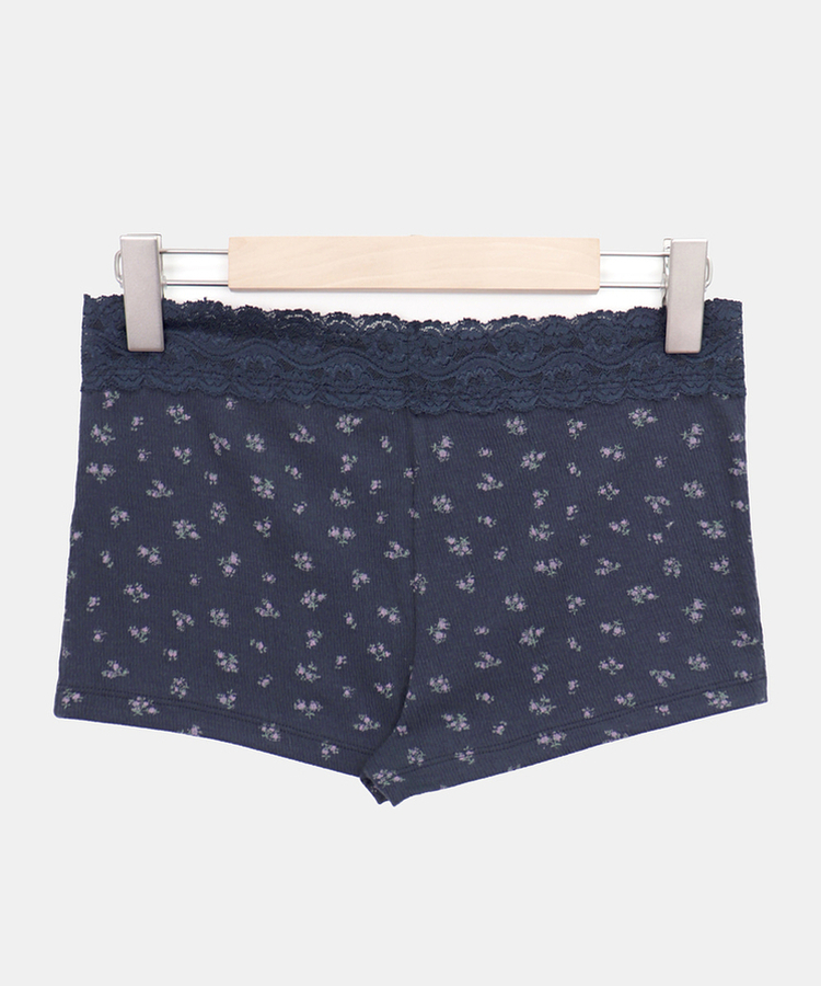 フラワーレイヤードショートパンツ