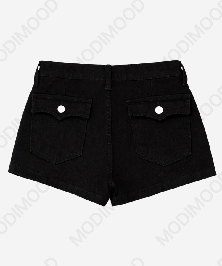 ロウコットンショートパンツ