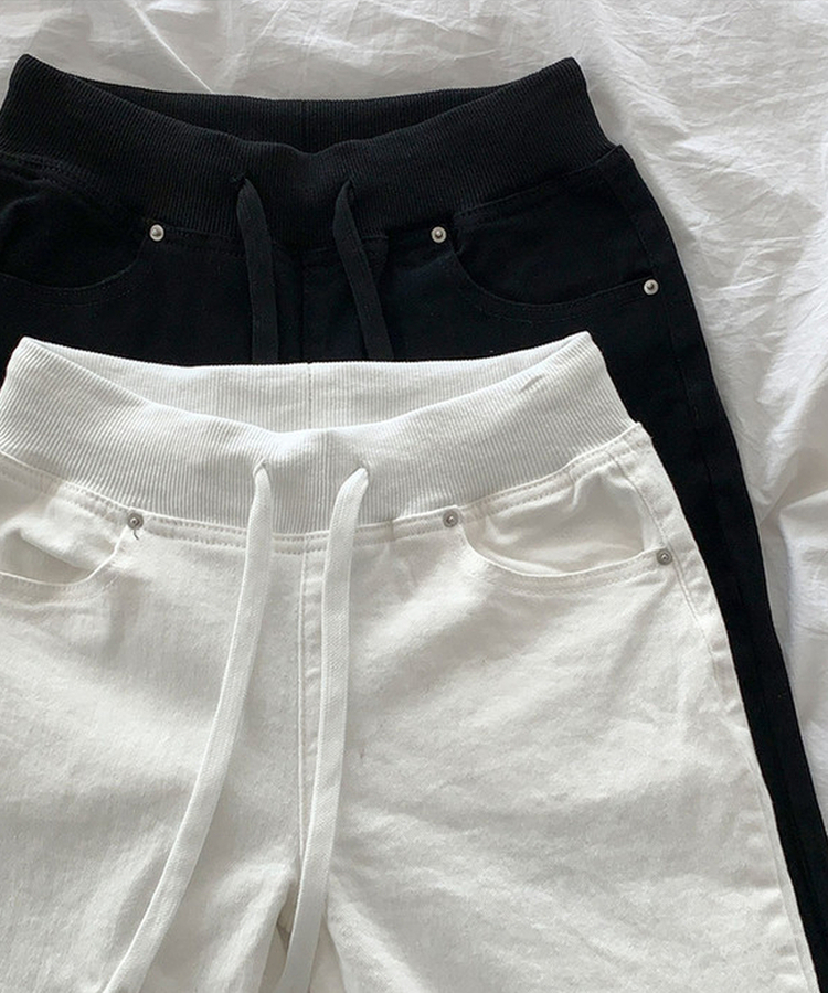 【丈別】ロウライズセミブーツカットフレアパンツ