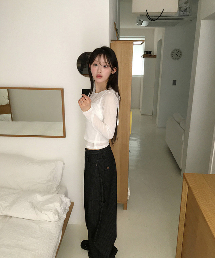 【SET】キャミソール レイヤードトップス IVORY